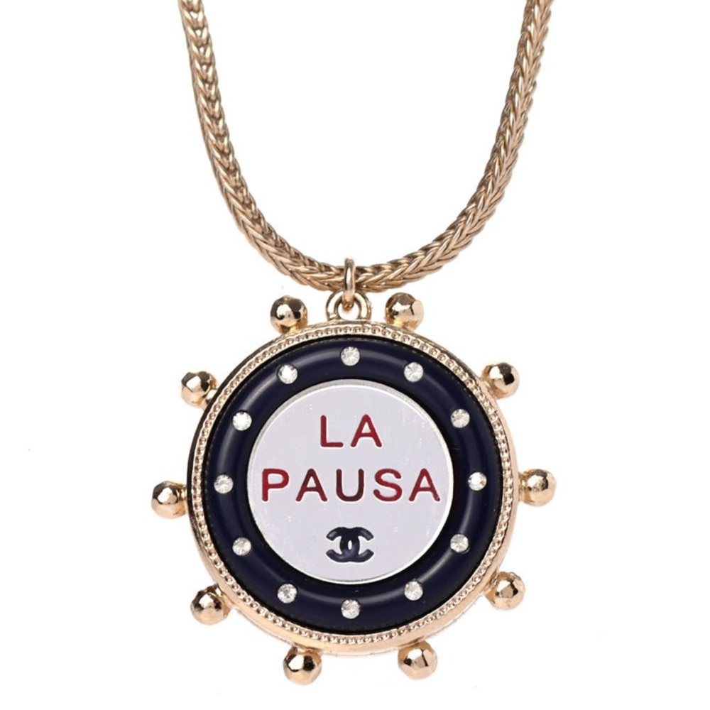 Chanel Logo La Pausa Necklace